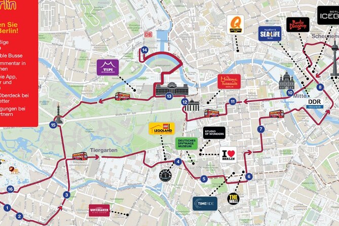 City Sightseeing Berlin Hop-On Hop-Off Bus Tour - Finding the stops can take patience