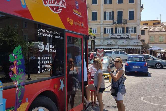 City Sightseeing Corfu Hop-On Hop-Off Bus Tour - The Achilleion Line, a slower trip with fewer departures