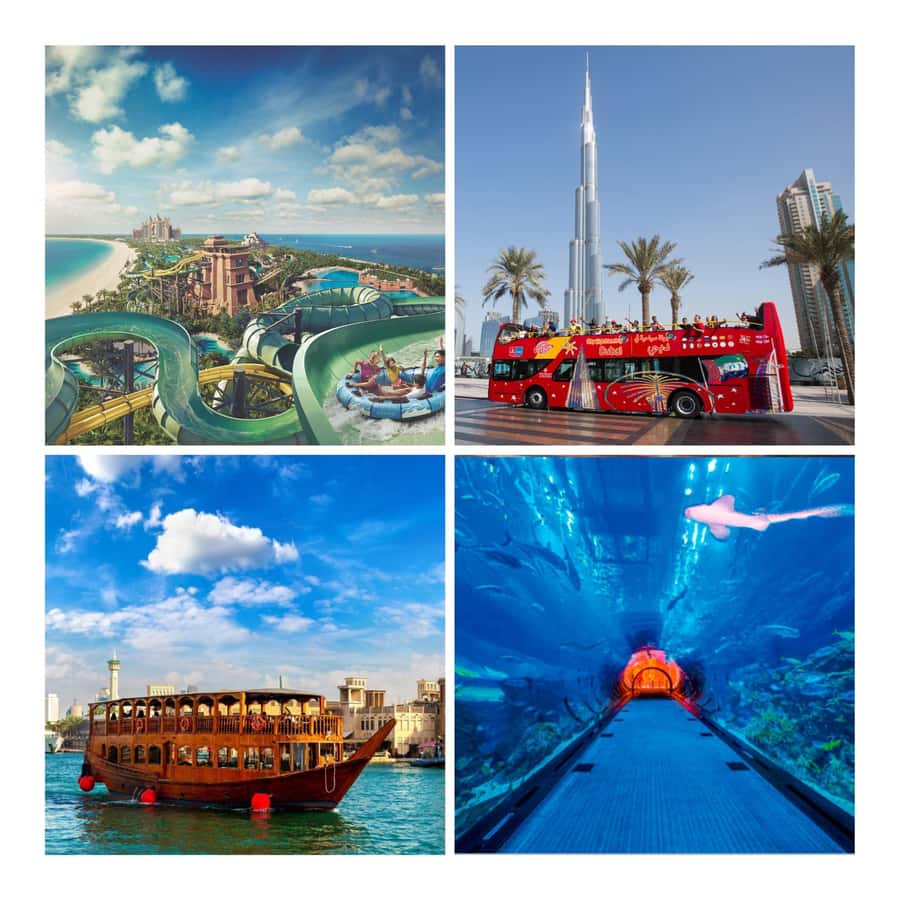 City Sightseeing Dubai HOHO Bus Tour, Aquaventure & More - Key points to know before booking