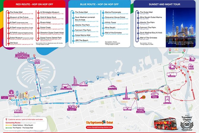 City Sightseeing Dubai Hop-On Hop-Off Bus Tour - The sunset and night tour shows another side of Dubai