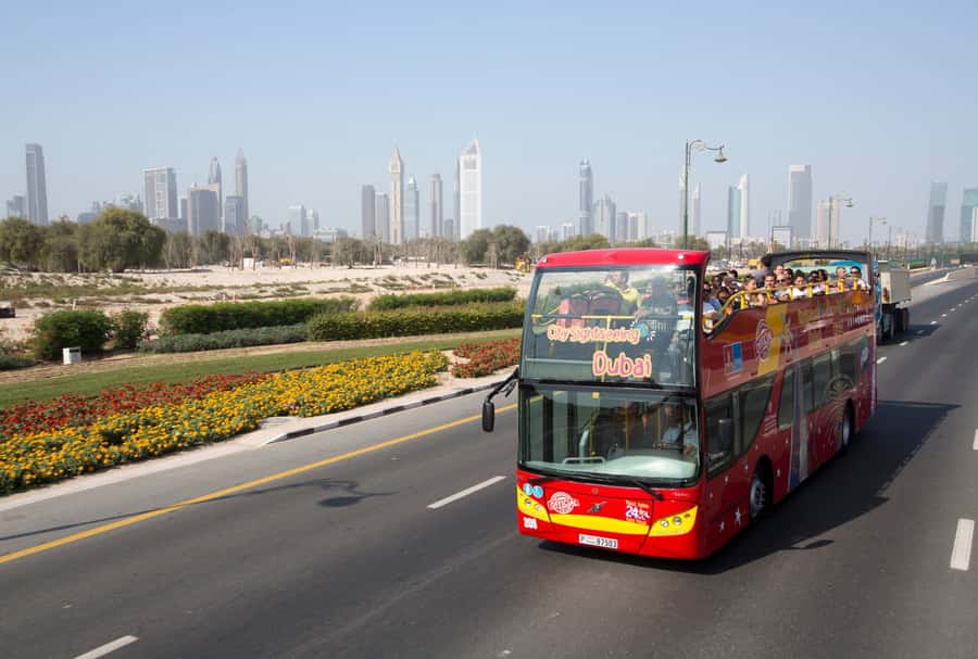 City Sightseeing Dubai Hop-On Hop-Off Bus Tour & Dhow Cruise - Two routes, two very different sides of Dubai