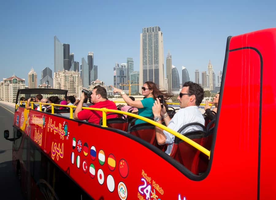 City Sightseeing Dubai Hop-On Hop-Off Bus Tour & Dhow Cruise - Red Route: Dubai Creek and Old Dubai