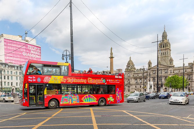 City Sightseeing Glasgow Hop-On Hop-Off Bus Tour - Commentary, buses, and the view from upstairs