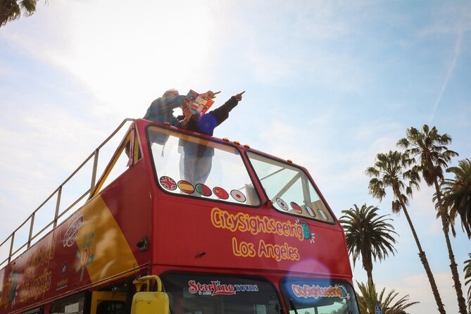 City Sightseeing Hop-On Hop-Off Bus Tour with Audio Guide - Hollywood Red Route: film landmarks and Sunset Boulevard