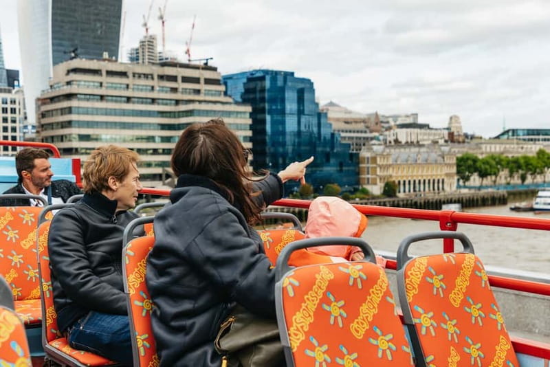 City Sightseeing London Hop-On Hop-Off Bus & Bookable Extras - The Thames cruise adds a different view of London