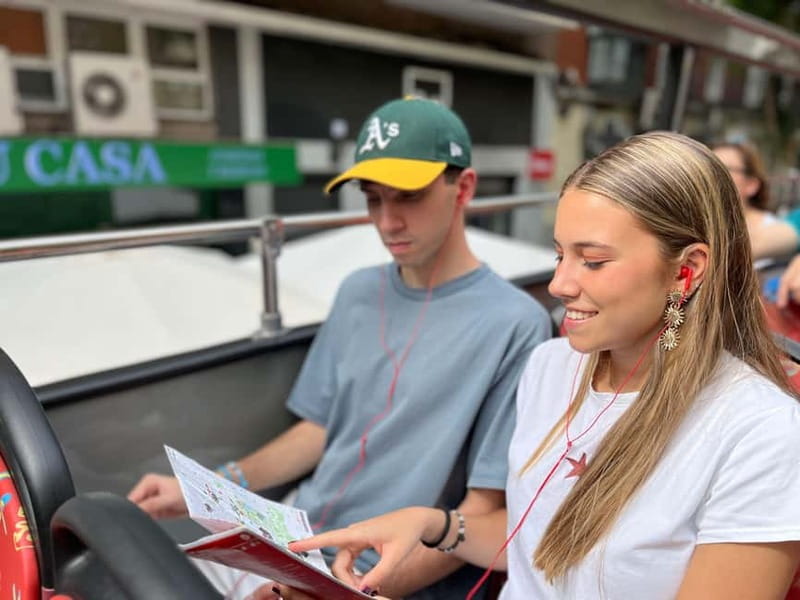 City Sightseeing Madrid Panoramic Bus Tour & Bookable Extras - Royal Madrid, Gran Via, and the Egyptian temple
