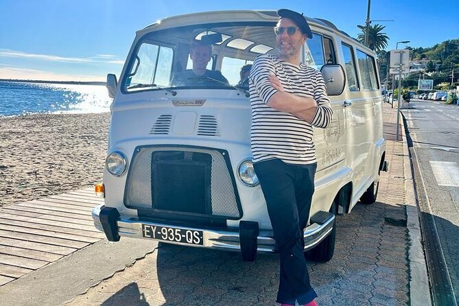 City Tour in Cannes aboard our Classic French Bus! - The Palais des Festivals and its famous red carpet