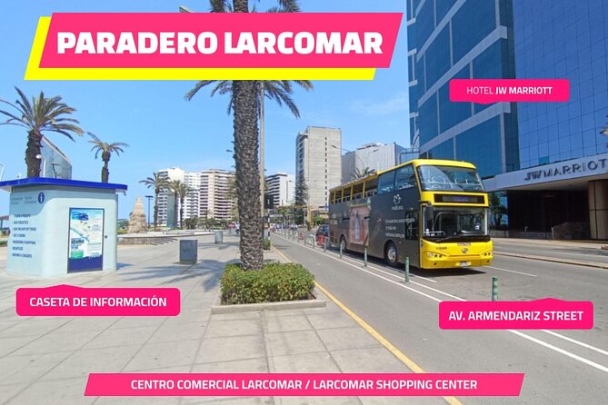 City Tour Panoramic Bus Departure from Larcomar - Pucllana: Lima before the Spanish arrived