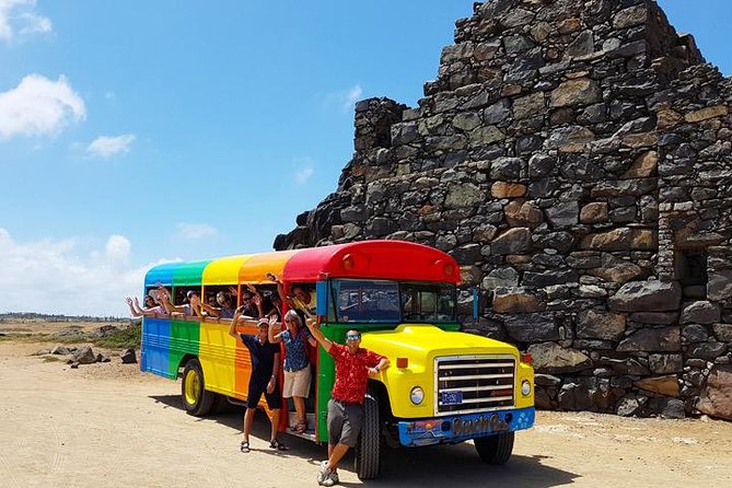 Colorful Beach Bus Sightseeing Tour of Aruba - Key details before you book
