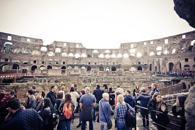 Colosseum Escorted Entrance Combo Pass with Open Bus - Meeting at Colle Oppio Park