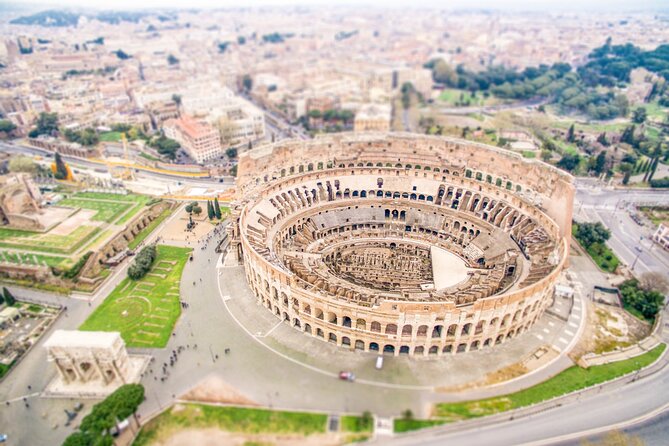 Colosseum Escorted Entrance Combo Pass with Open Bus - The One Run bus route, stop by stop