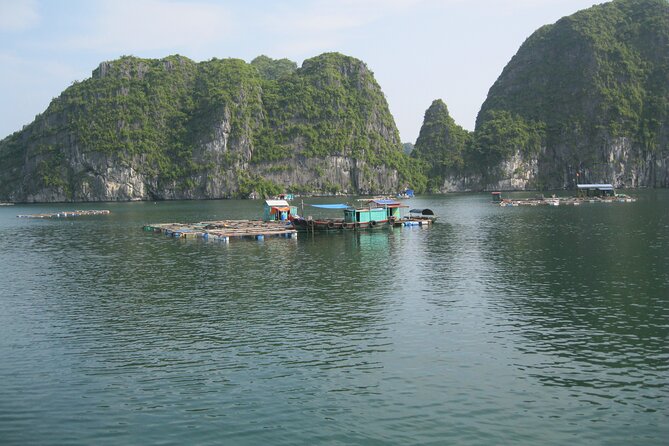 Combo: Bus Ha Noi to Cat Ba + 1 Day Boat Trip, La Ha Bay, Ha Long Bay - Floating fishing village and the first beach stop