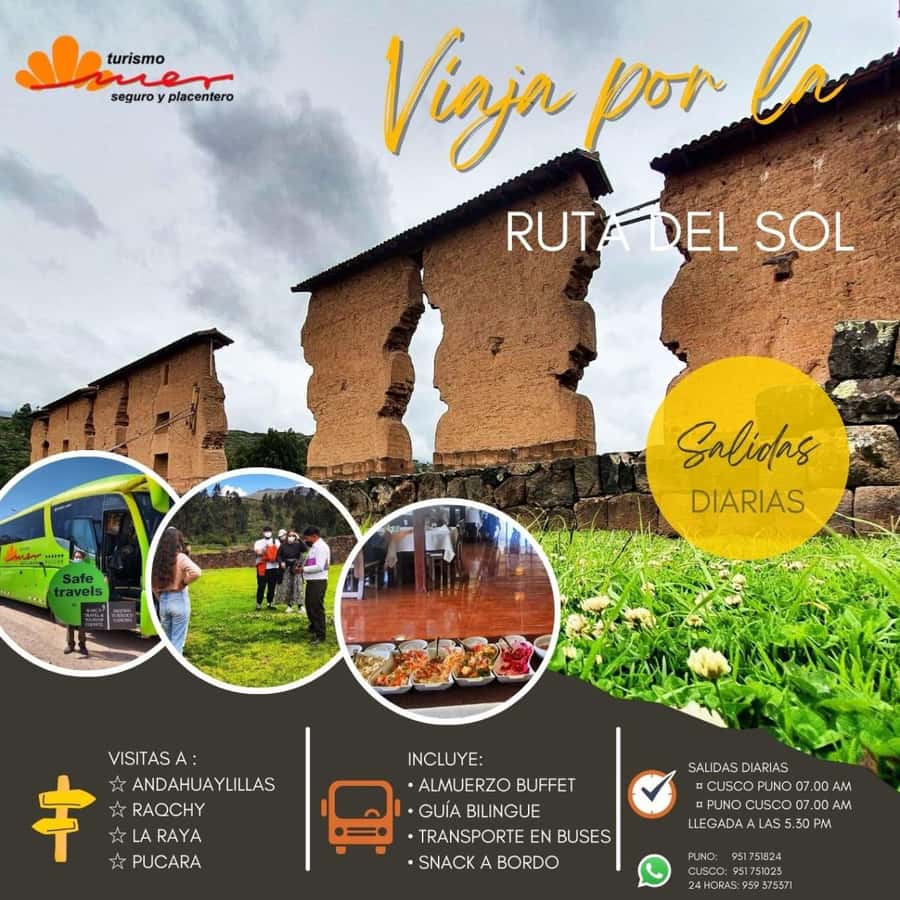 Cusco: Bus Turistico Puno Cusco con Tour y Buffet - The guide and the pace of the day