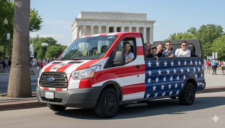 D.C: Monuments & History Guided Open-Air Bus Tour-Day &Night - The White House is a quick but essential stop