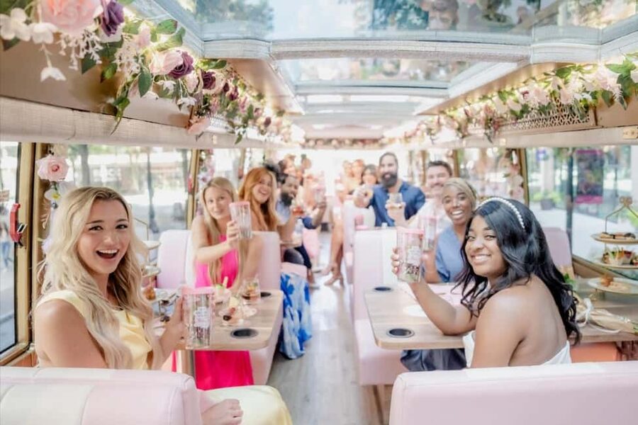 Dallas: Tea Around Town Bus Tour with Treats - Tea and Dallas sightseeing in one 90-minute ride