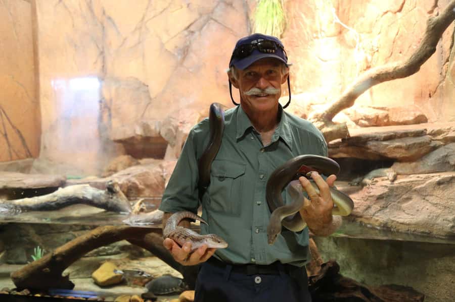 Darwin: Hop-On Hop-Off Bus, Crocosaurus Cove and RFDS Entry - Starting at Crocosaurus Cove