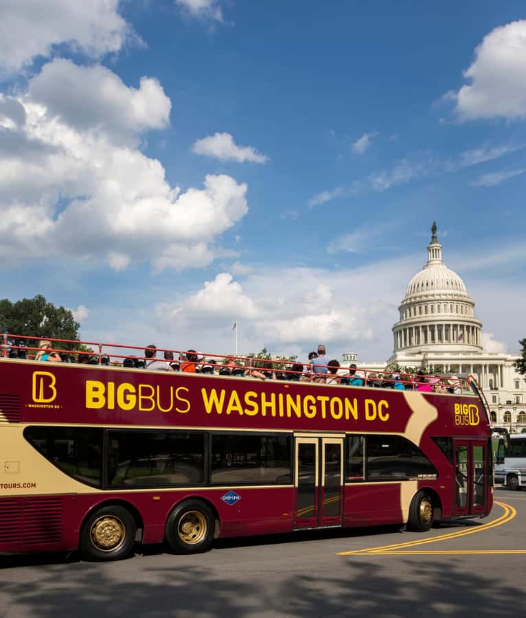 DC: Hop-On Hop-Off with 17 Stops plus Arlington Walking Tour - The National Mall stops connect the essential monuments
