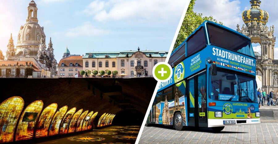 Dresden: 1-Day Hop-On Hop-Off Bus & Fortress Xperience - A practical way to see Dresden in one day