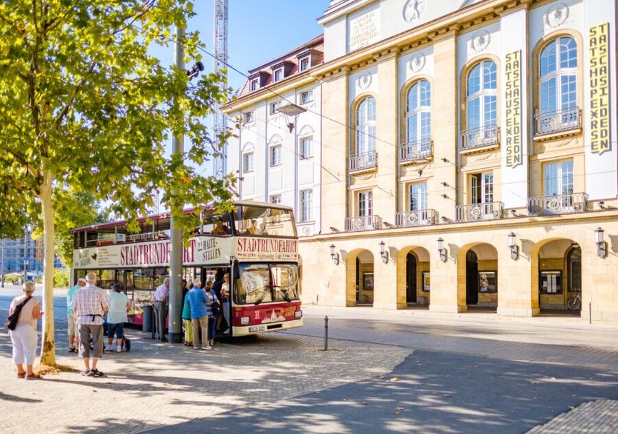 Dresden: 1-Day Hop-On-Hop-Off Bus Tour - Across the Elbe to Schillerplatz and the Blue Wonder