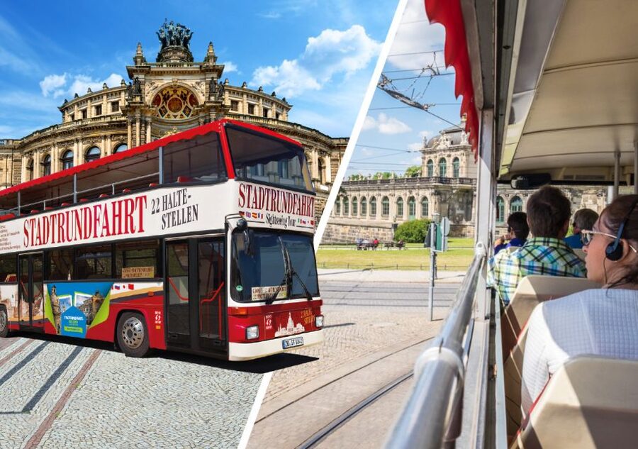Dresden: 1-Day Hop-On-Hop-Off Bus Tour - The central monuments: Zwinger, Postplatz, and Augustus Bridge