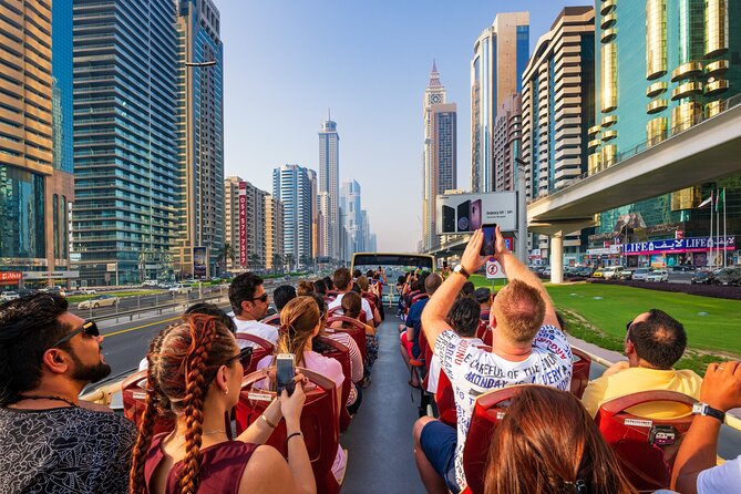 Dubai Big Bus Hop On, Hop Off Tour and Desert Safari - Dubai Frame and the modern route