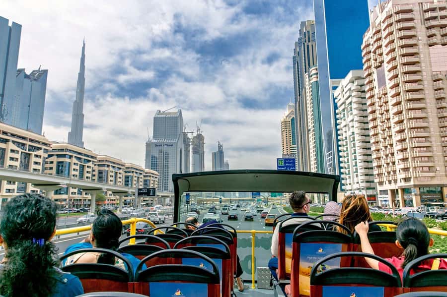 Dubai: City Sightseeing HOHO Bus Tour + Sunset & Night Tour - Starting at Dubai Mall and the Burj Khalifa