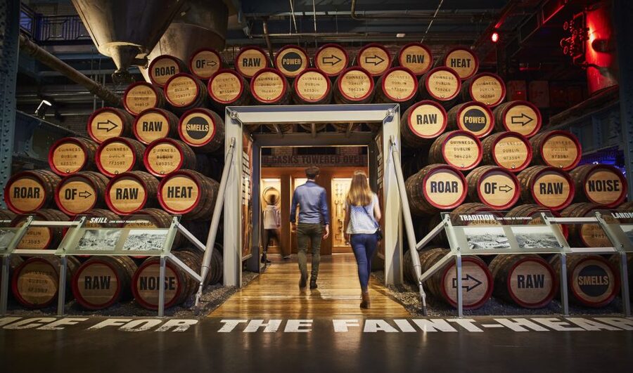 Dublin: Guinness Storehouse Ticket & Hop-on Hop-off Bus Tour - How the Guinness Storehouse visit works