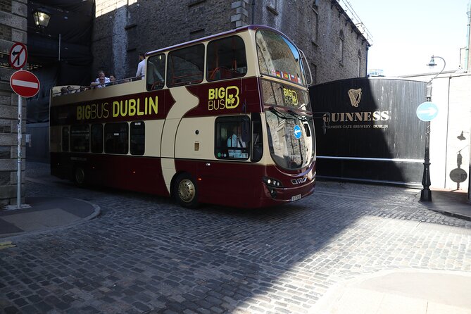 Dublin Shore Excursion, Live Guided Open-top, Hop-on Hop-off Sightseeing Tour - Temple Bar and Dublin Castle on Dame Street