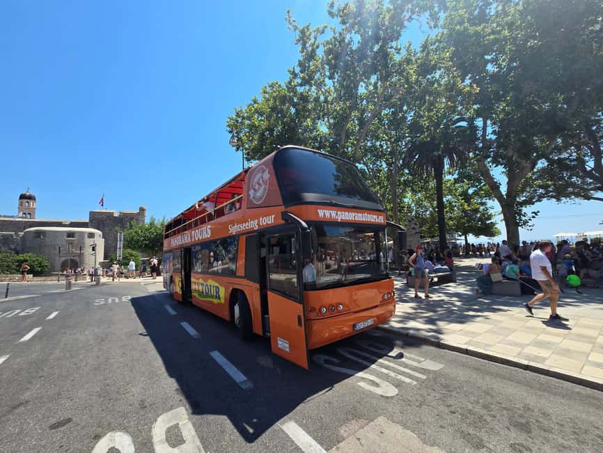 Dubrovnik: City Hop On Hop Off Bus with 3 Tour Options - Starting at Pile, Lapad, or the cruise port