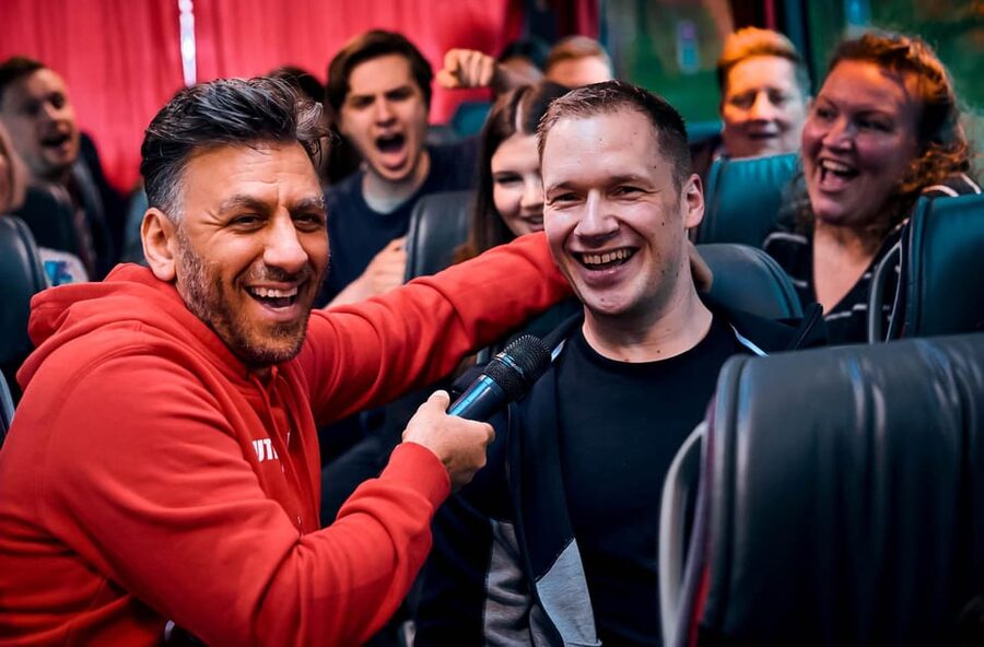 Düsseldorf: 1.5-Hour Comedy Bus Tour - The route through Düsseldorf’s city center
