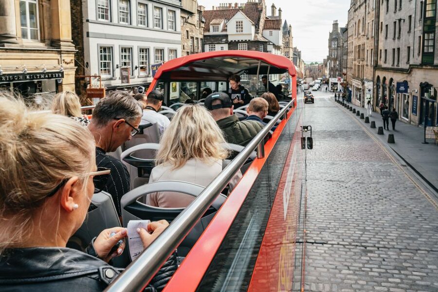 Edinburgh: City Sightseeing Hop-On Hop-Off Bus Tour - Johnston Terrace, Lawnmarket, and the Royal Mile