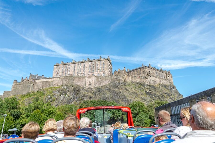 Edinburgh: Royal Attractions with Hop-On Hop-Off Bus Tours - Holyroodhouse at the foot of the Royal Mile
