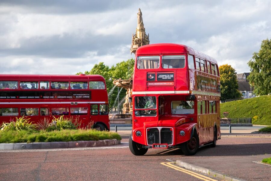 Edinburgh: Vintage Bus Tour with Afternoon Tea or Gin - What the 90-minute ride is really like
