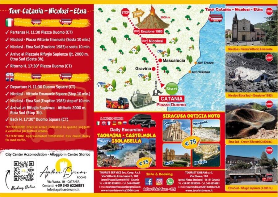 Etna Tour by Panoramic Bus - Practical details that affect your day