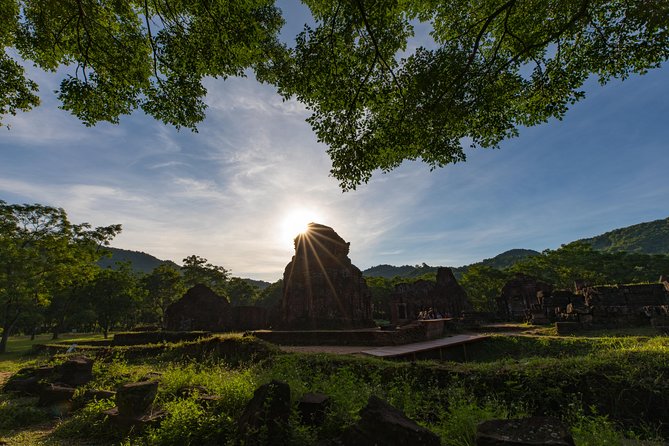 Explore My Son Sanctuary at Your Own Pace by Bus - Walking among the Champa temple ruins