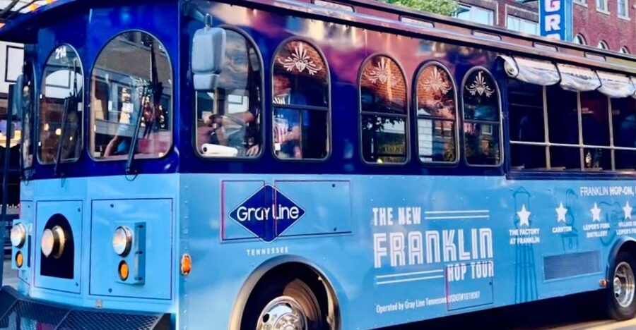 Franklin: Trolley Hop-On and Hop-Off Tour - A practical first look at Franklin from the trolley