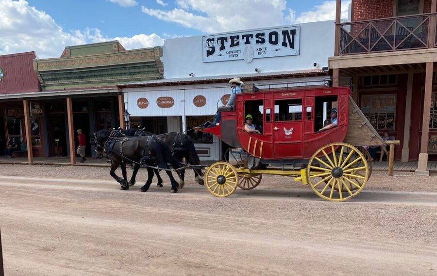 Friday: Tombstone & Bisbee; 9h Tour bus from Tucson - Bisbee’s Copper Queen Mine by train