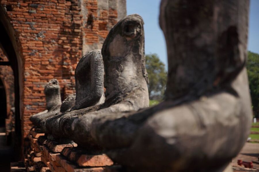 From Bangkok: Ayutthaya Historical Day Tour by Bus - Wat Chaiwatthanaram and its riverside towers