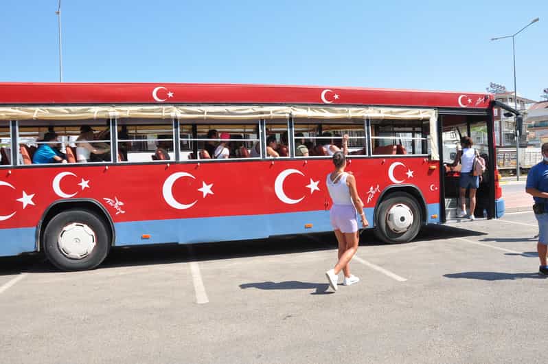 From City of Side: Cabrio Bus Safari & Boat Tour with Lunch - A mountain day that begins with a question mark