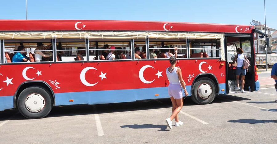 From City of Side: Cabrio Bus Safari & Boat Tour with Lunch - Hotel pickup and the road toward the Taurus Mountains