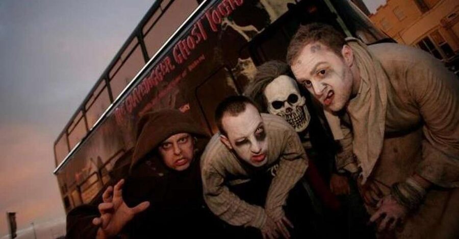 From Dublin: Gravedigger Ghost Bus Tour - Trinity College and Dublin 600 years ago