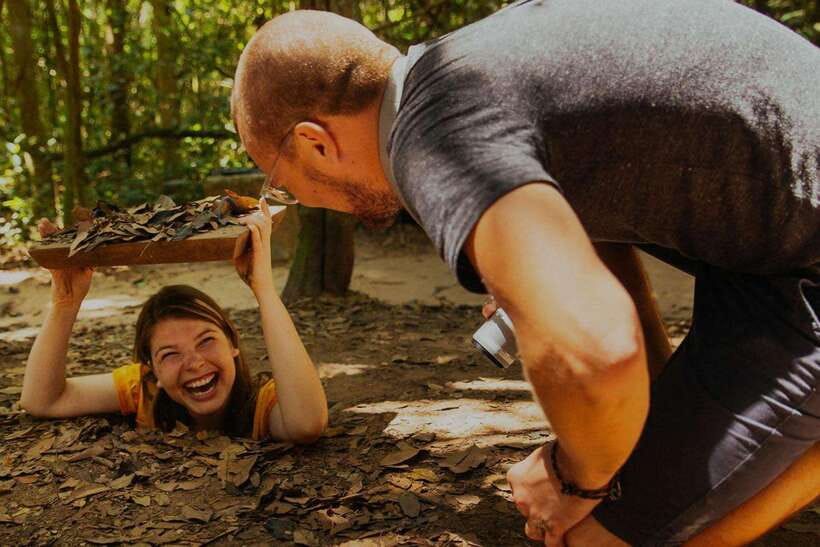 From HCM: Cu Chi Tunnels with Saigon Icons by Hop-On Hop-Off - Returning to District 1 for Vietnamese lunch
