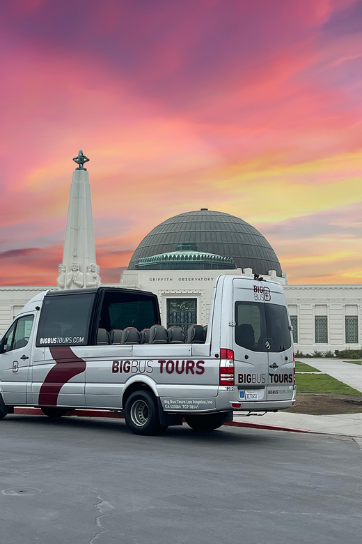 From Los Angeles: Griffith Observatory Open-top Sunset Tour - Thirty minutes inside Griffith Observatory