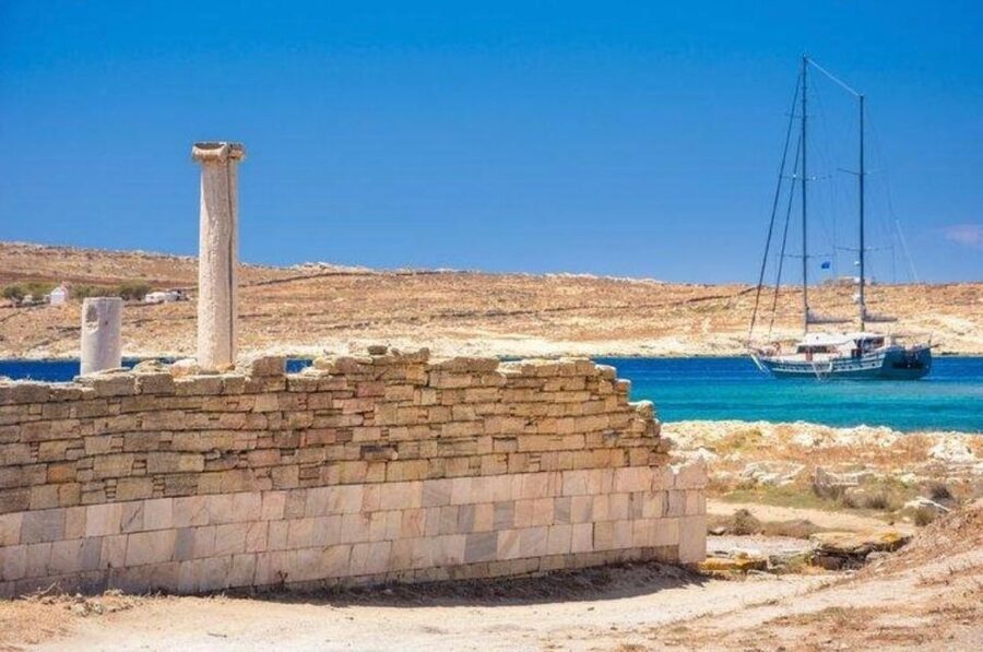 From Paros: Paros Island Bus Tour and Boat Trip to Antiparos - Starting in Parikia’s old quarter