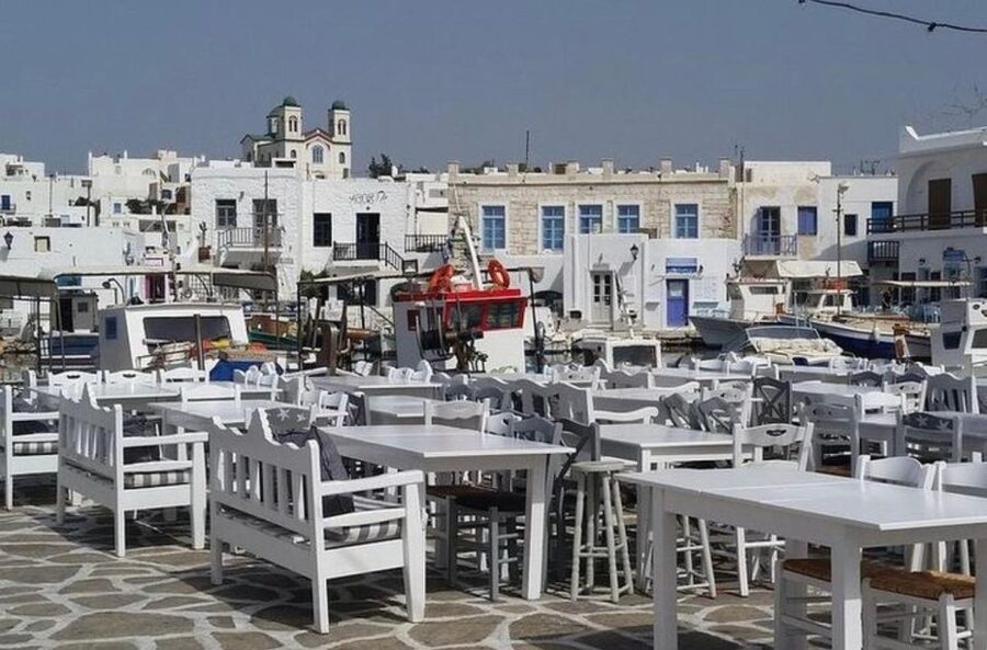 From Paros: Paros Island Bus Tour and Boat Trip to Antiparos - A quick look at Aliki and Drio