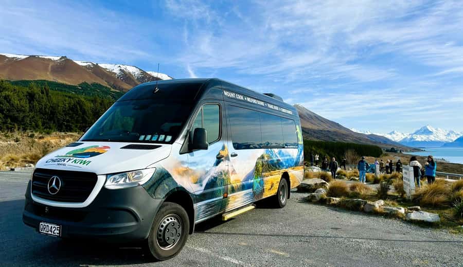 From Queenstown: Mount Cook Heli-Hike and Bus Tour Combo - Mount Cook village, salmon, and fruit on the return