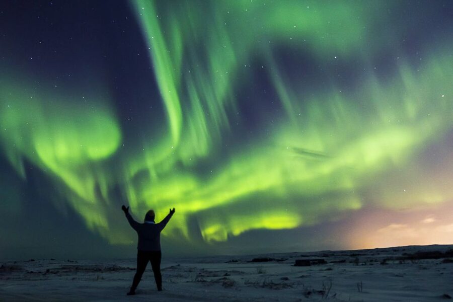 From Reykjavik: Northern Lights Bus Tour with Hot Cocoa - Leaving Reykjavik for the night sky