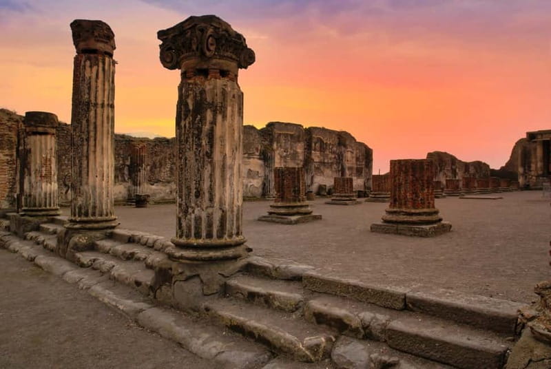 From Rome: Pompei & Sorrento| Expert Guide and Exclusive Bus - Starting at Piazza del Popolo
