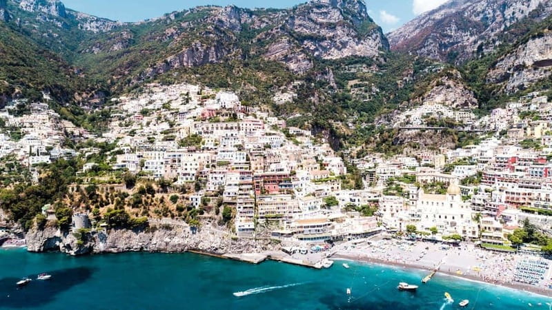 From Sorrento: Amalfi Coast Guided Bus Tour and Ferry Ride - Meeting in Sorrento at the Achille Lauro parking area