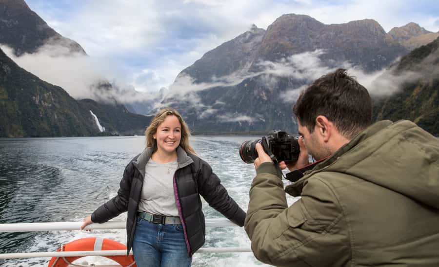 From Te Anau: Milford Sound Cruise & Glass-Roof Coach Tour - Christie Falls and the changing weather